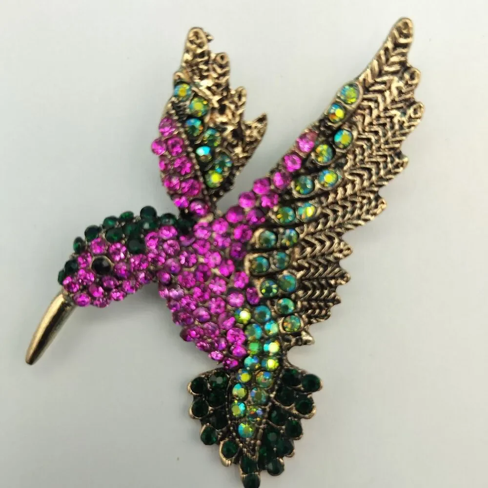 Hummingbird Brooch Pin Approx 2.5